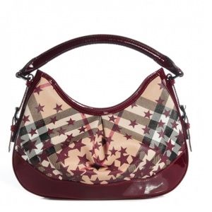 Gorgeous GUC leather hobo bag stars print